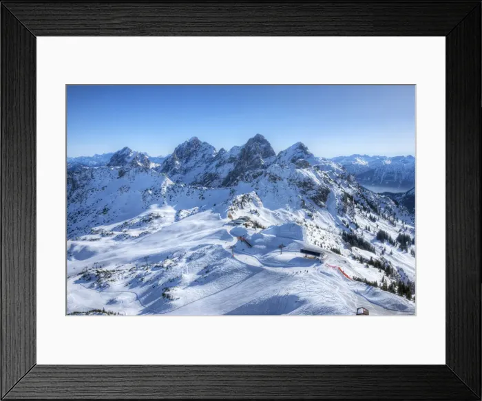 Framed Print : View at Füssener Jochl, Gehrenspitze, Kellenspitze, Gimpel and Rote Framed Print : View at Füssener Jochl, Gehrenspitze, Kellenspitze, Gimpel and Rote
