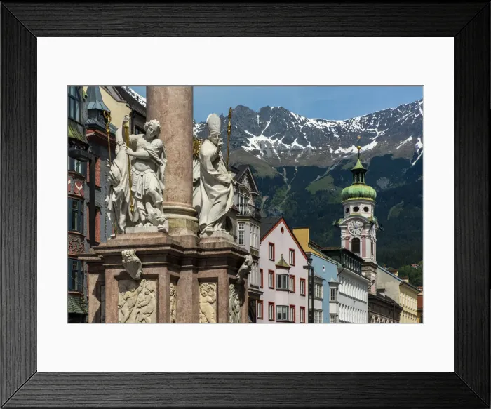 Framed Print : Maria-Theresien-Strasse or Maria Theresa Street, Innsbruck, Tyrol, Austria Framed Print : Maria-Theresien-Strasse or Maria Theresa Street, Innsbruck, Tyrol, Austria