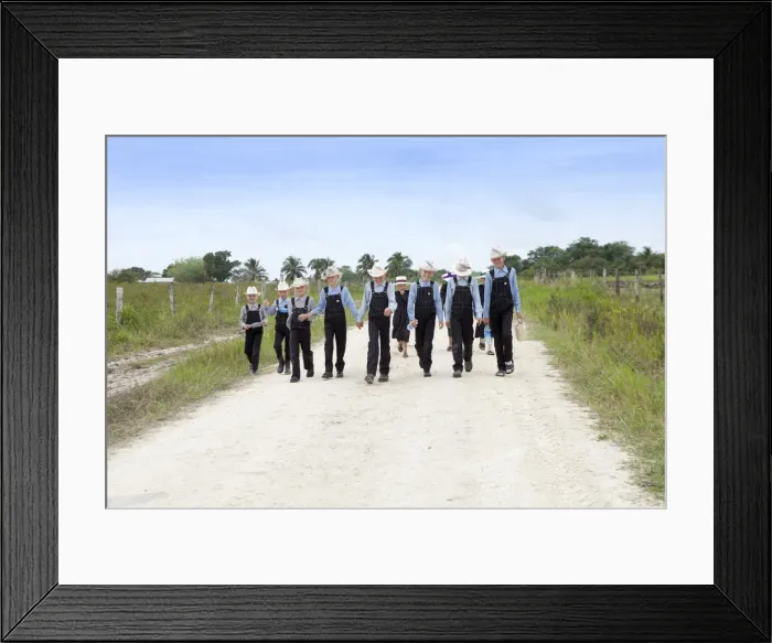 Framed Print : Central America, Belize, Orange Walk district, Indian Creek mennonite village near Framed Print : Central America, Belize, Orange Walk district, Indian Creek mennonite village near