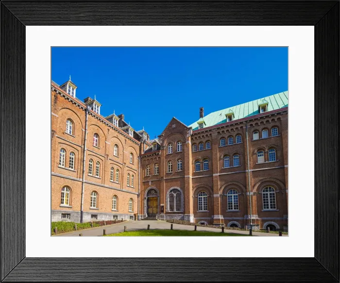 Framed Print : Keizersberg Abbey, also known as Mont Cesar Abbey, Leuven, Flemish Brabant, Flanders Framed Print : Keizersberg Abbey, also known as Mont Cesar Abbey, Leuven, Flemish Brabant, Flanders