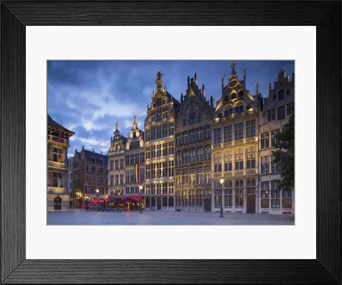 Framed Print : Guild house in Main Market Square, Antwerp, Flanders, Belgium Framed Print : Guild house in Main Market Square, Antwerp, Flanders, Belgium