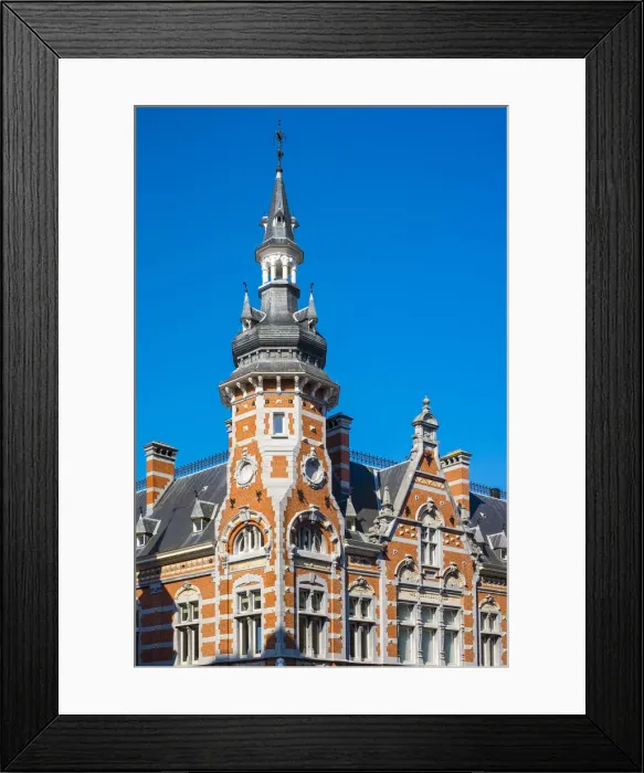 Framed Print : Buildings on Margarethaplein, Leuven, Flemish Brabant, Flanders, Belgium Framed Print : Buildings on Margarethaplein, Leuven, Flemish Brabant, Flanders, Belgium