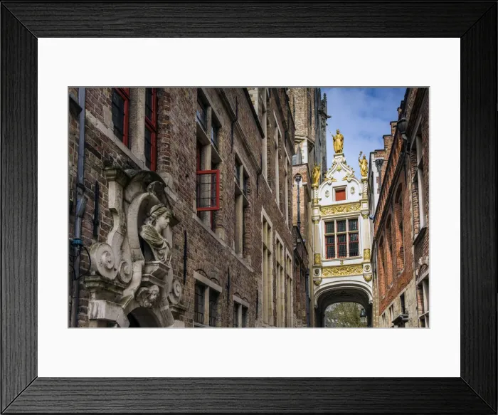 Framed Print : Brugse Vrije building, Burg, Bruges, West Flanders, Belgium Framed Print : Brugse Vrije building, Burg, Bruges, West Flanders, Belgium