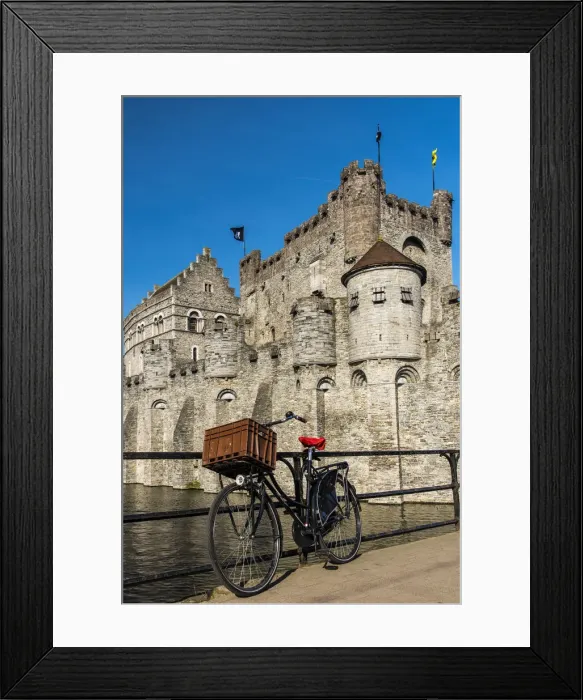 Framed Print : Gravensteen castle, Ghent, East Flanders, Belgium Framed Print : Gravensteen castle, Ghent, East Flanders, Belgium