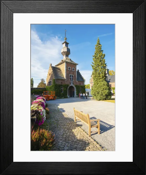 Framed Print : Belgium, Waloon Region (Wallonia), Liege Province. Chateau de Jehay Castle Framed Print : Belgium, Waloon Region (Wallonia), Liege Province. Chateau de Jehay Castle