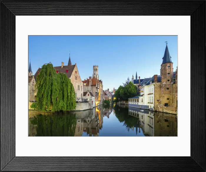 Framed Print : Belgium, West Flanders (Vlaanderen), Bruges (Brugge) Framed Print : Belgium, West Flanders (Vlaanderen), Bruges (Brugge)