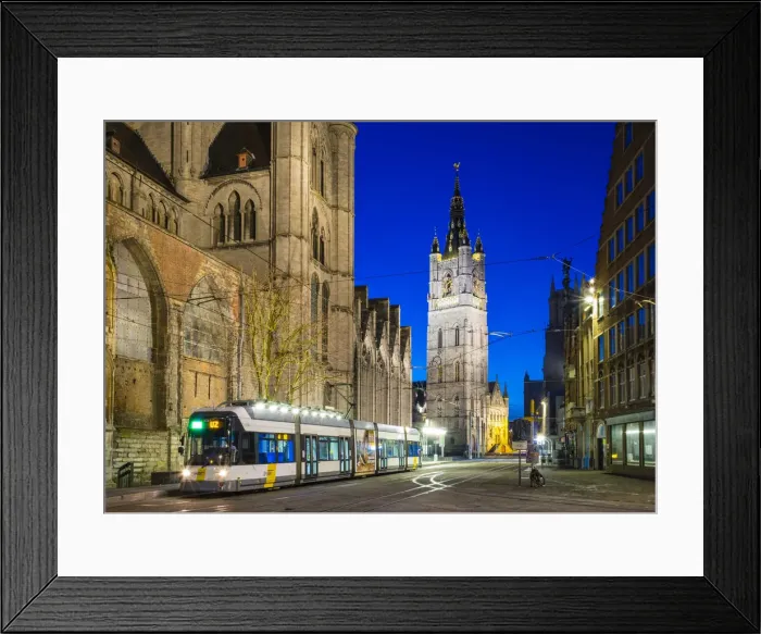Framed Print : Belgium, Flanders, Ghent (Gent). Sint-Niklskerk (Saint Nicholas Church) Framed Print : Belgium, Flanders, Ghent (Gent). Sint-Niklskerk (Saint Nicholas Church)