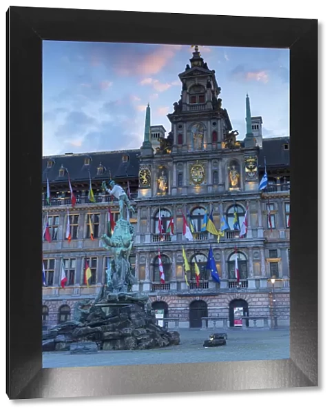 Town Hall (Stadhuis) in Main Market Square, Antwerp, Flanders, Belgium