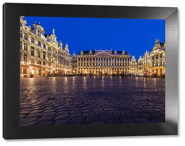 Grand Place by night, Brussels, Belgium