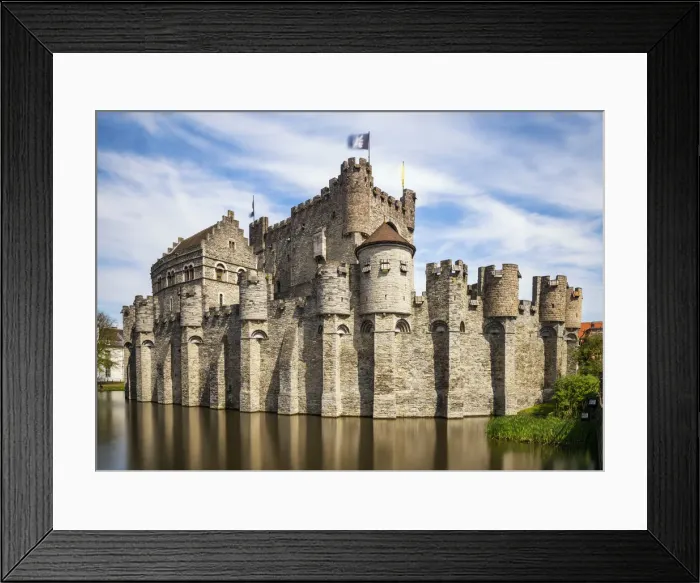 Framed Print : Gravensteen Castle, Ghent, Belgium Framed Print : Gravensteen Castle, Ghent, Belgium