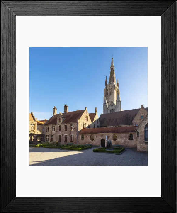 Framed Print : Belgium, West Flanders (Vlaanderen), Bruges (Brugge). Historic Sint-Janshospitaal (St Framed Print : Belgium, West Flanders (Vlaanderen), Bruges (Brugge). Historic Sint-Janshospitaal (St