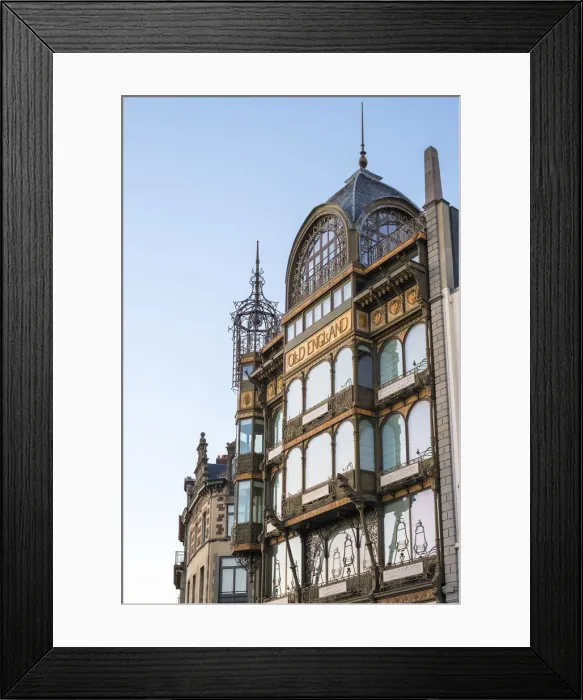 Framed Print : Belgium, Brussels (Bruxelles). Musical Instrument Museum in the former Old England Framed Print : Belgium, Brussels (Bruxelles). Musical Instrument Museum in the former Old England