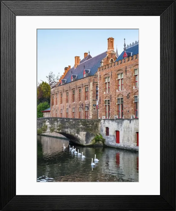 Framed Print : Belgium, West Flanders (Vlaanderen), Bruges (Brugge) Framed Print : Belgium, West Flanders (Vlaanderen), Bruges (Brugge)