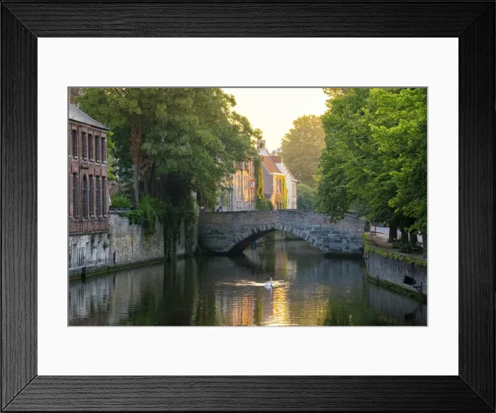 Framed Print : Belgium, West Flanders (Vlaanderen), Bruges (Brugge)