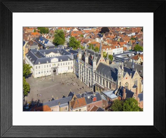 Framed Print : Belgium, West Flanders (Vlaanderen), Bruges (Brugge)