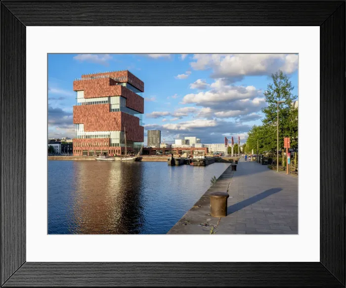 Framed Print : Museum aan de Stroom, MAS, Antwerp, Belgium Framed Print : Museum aan de Stroom, MAS, Antwerp, Belgium
