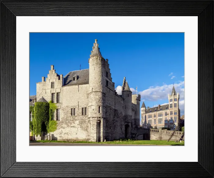 Framed Print : Het Steen Castle, Antwerp, Belgium Framed Print : Het Steen Castle, Antwerp, Belgium