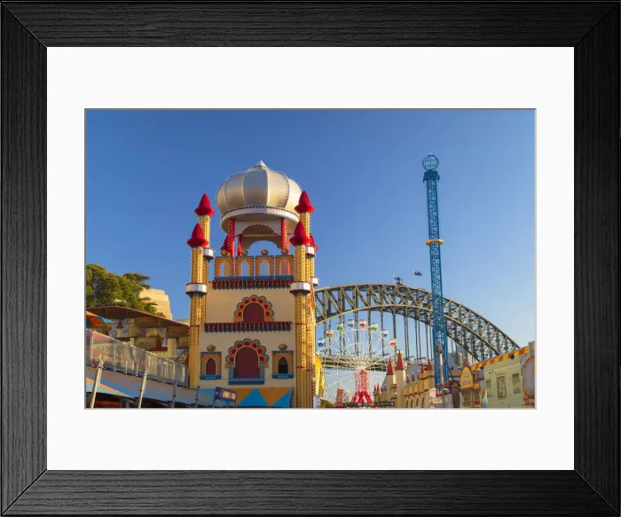 Framed Print : Luna Park, Sydney, New South Wales, Australia Framed Print : Luna Park, Sydney, New South Wales, Australia