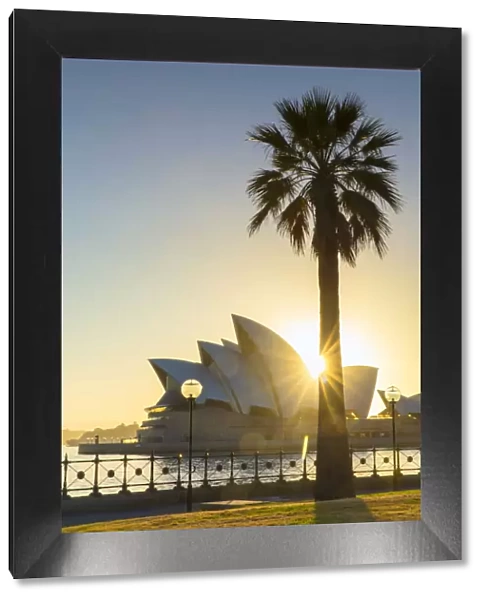Sydney Opera House at sunrise, Sydney, New South Wales, Australia