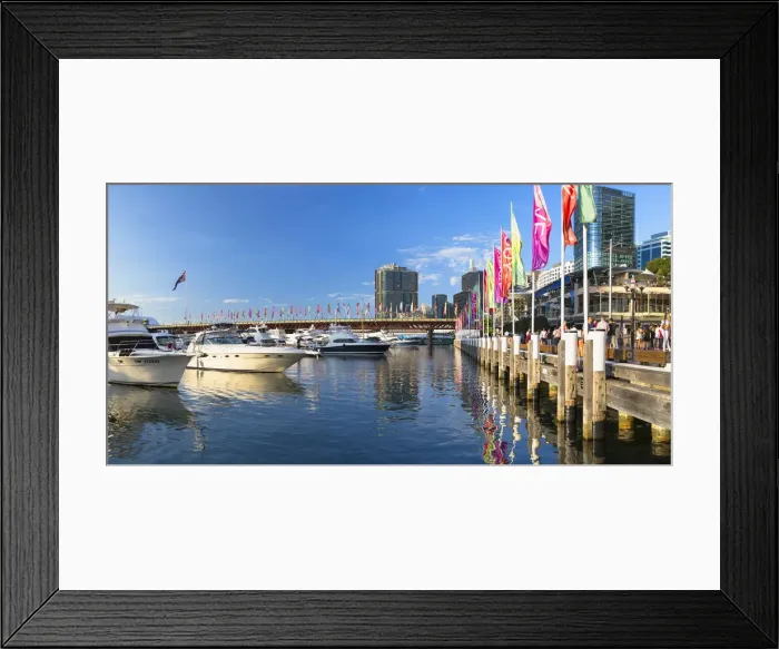 Framed Print : Darling Harbour, Sydney, New South Wales, Australia Framed Print : Darling Harbour, Sydney, New South Wales, Australia