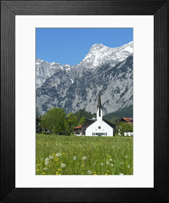 Framed Print : Church in Pertisau, Lake Achensee, Tyrol, Austria Framed Print : Church in Pertisau, Lake Achensee, Tyrol, Austria
