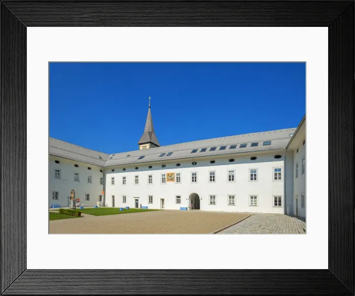 Framed Print : Benedictine abbey at Ossiach, Carinthia, Austria Framed Print : Benedictine abbey at Ossiach, Carinthia, Austria
