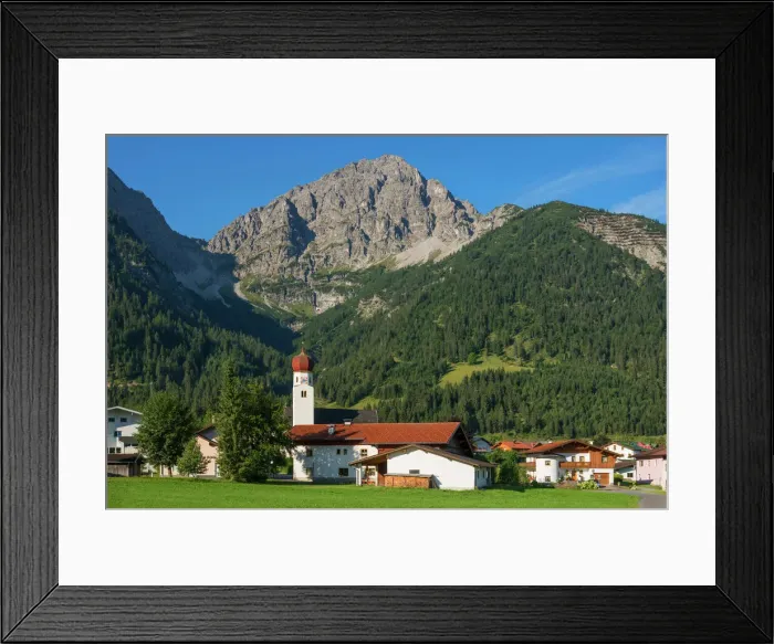 Framed Print : Heiterwang with Thaneller mountain, Tyrol, Austria Framed Print : Heiterwang with Thaneller mountain, Tyrol, Austria