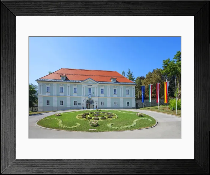 Framed Print : City house, Klagenfurt, Carinthia, Austria Framed Print : City house, Klagenfurt, Carinthia, Austria