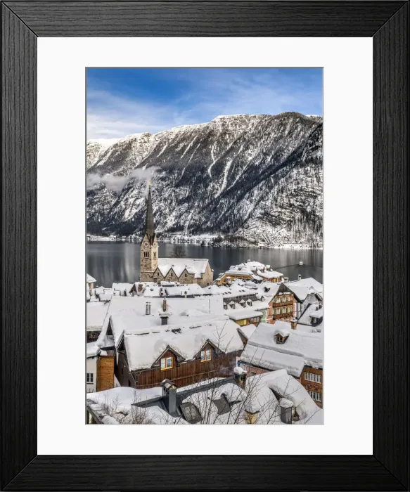Framed Print : Hallstatt, Upper Austria, Austria Framed Print : Hallstatt, Upper Austria, Austria