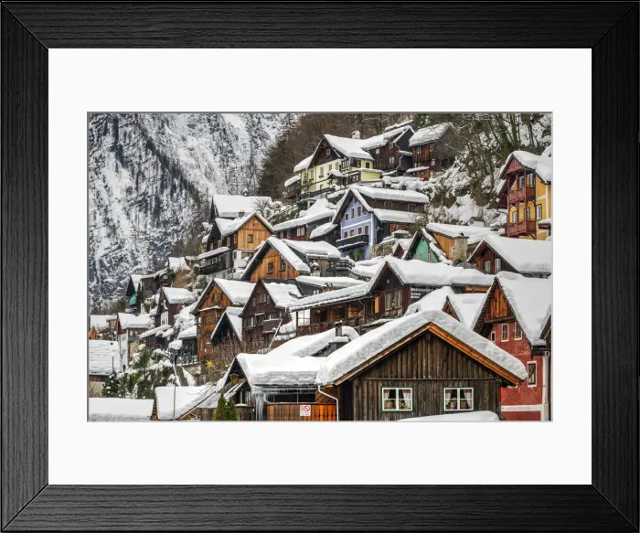 Framed Print : Hallstatt, Upper Austria, Austria Framed Print : Hallstatt, Upper Austria, Austria