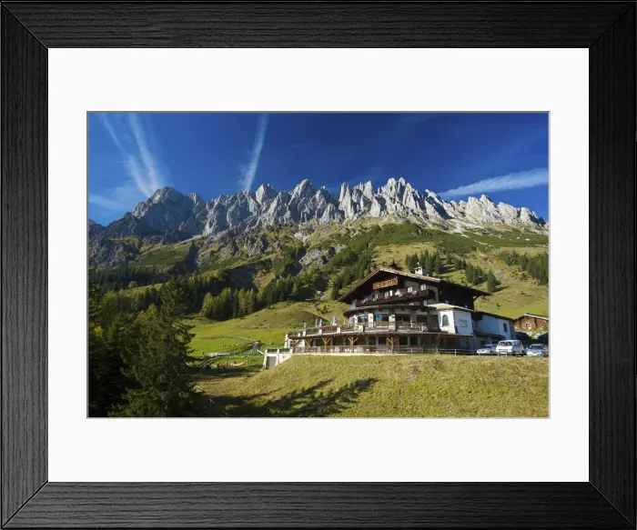 Framed Print : Arthurhaus at Hochkooenig, Pinzgau in Salzburger Land, Austria Framed Print : Arthurhaus at Hochkooenig, Pinzgau in Salzburger Land, Austria