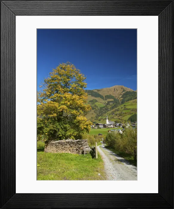 Framed Print : Rauris, Pinzgau in Salzburger Land, Austria Framed Print : Rauris, Pinzgau in Salzburger Land, Austria