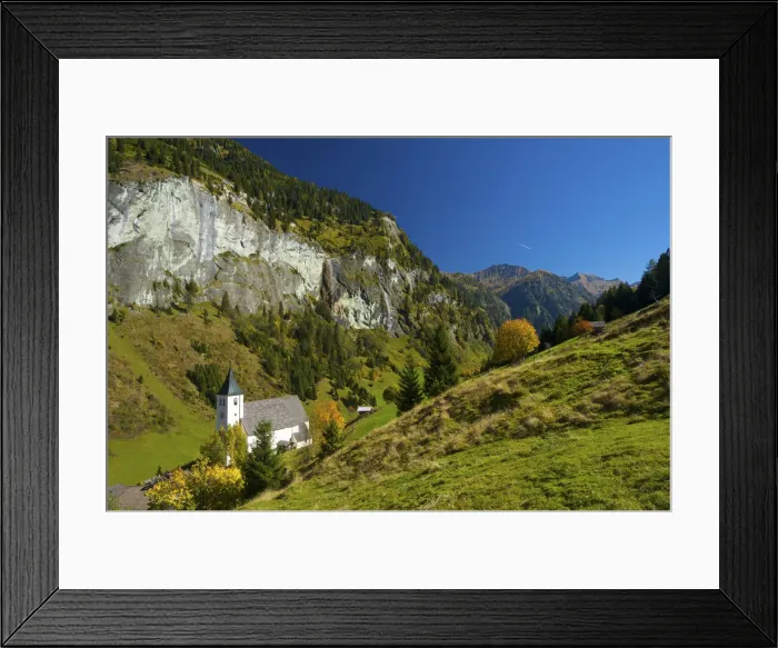 Framed Print : Huettschlag, Pongau, Salzburger Land, Austria