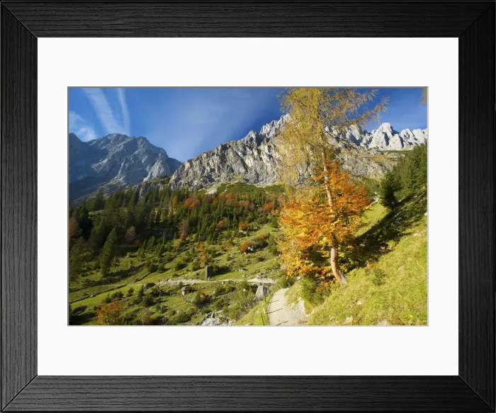 Framed Print : Hochkoenig in Pinzgau, Salzburger Land, Austria