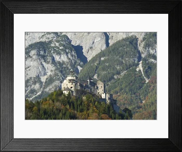 Framed Print : Hohenwerfen Castle in Werfen in Pongau, Tennengau in Salzburger Land, Austria Framed Print : Hohenwerfen Castle in Werfen in Pongau, Tennengau in Salzburger Land, Austria