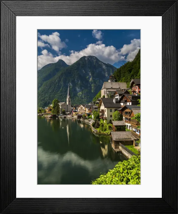 Framed Print : Hallstatt, Upper Austria, Austria Framed Print : Hallstatt, Upper Austria, Austria