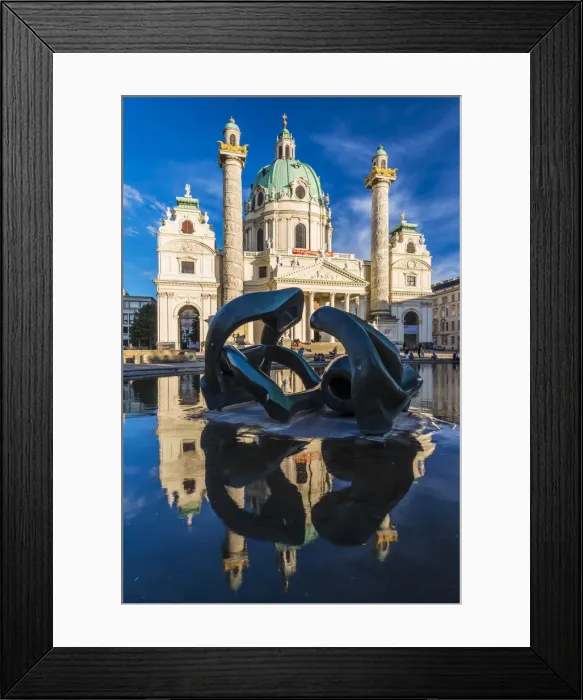 Framed Print : Karlskirche, Vienna, Austria Framed Print : Karlskirche, Vienna, Austria