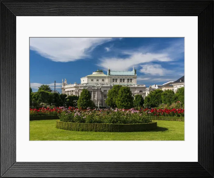 Framed Print : Burgtheater or Imperial Court Theatre, Vienna, Austria Framed Print : Burgtheater or Imperial Court Theatre, Vienna, Austria
