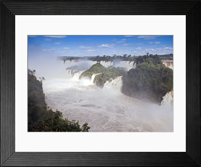 Framed Print : South America, Brazil, Parana, the Garganta do Diabo (Devils Throat) at the Iguazu Framed Print : South America, Brazil, Parana, the Garganta do Diabo (Devils Throat) at the Iguazu