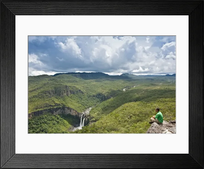 Framed Print : South America, Brazil, Goias, Chapada dos Veadeiros, storm clouds over the cerrado Framed Print : South America, Brazil, Goias, Chapada dos Veadeiros, storm clouds over the cerrado