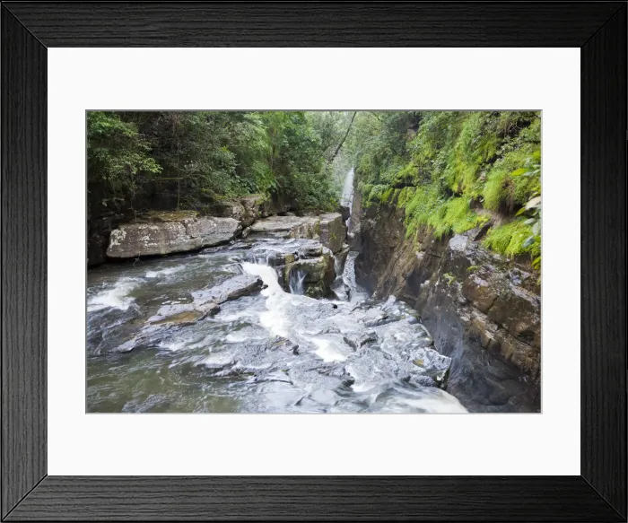 Framed Print : South America, Brazil, Goias, Chapada dos Veadeiros, waterfalls falling into a canyon Framed Print : South America, Brazil, Goias, Chapada dos Veadeiros, waterfalls falling into a canyon