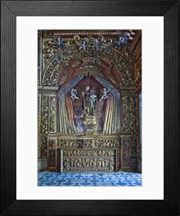 Framed Print : South America, Brazil, Rio de Janeiro state, Rio de Janeiro city, lady chapel in Framed Print : South America, Brazil, Rio de Janeiro state, Rio de Janeiro city, lady chapel in