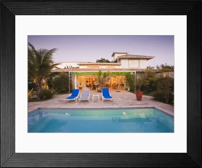 Framed Print : South America, Brazil, Paraty, Costa Verde (Green Coast), the swimming pool and principal Framed Print : South America, Brazil, Paraty, Costa Verde (Green Coast), the swimming pool and principal