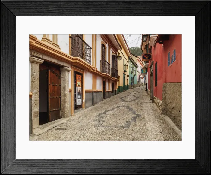 Framed Print : Calle Jaen, Old Town, La Paz, Bolivia Framed Print : Calle Jaen, Old Town, La Paz, Bolivia