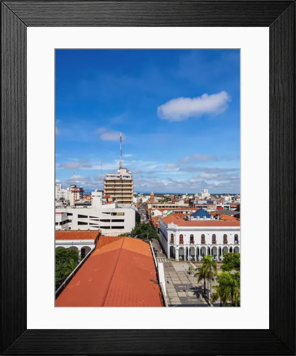 Framed Print : 24 de Septiembre Square, elevated view, Santa Cruz de la Sierra, Bolivia Framed Print : 24 de Septiembre Square, elevated view, Santa Cruz de la Sierra, Bolivia