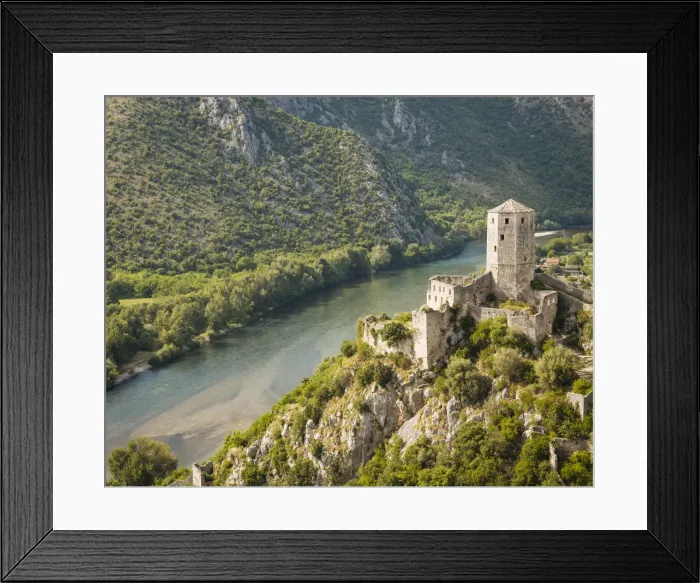 Framed Print : View from Fort Walls over Pocitelj, Bosnia & Hercegovina Framed Print : View from Fort Walls over Pocitelj, Bosnia & Hercegovina