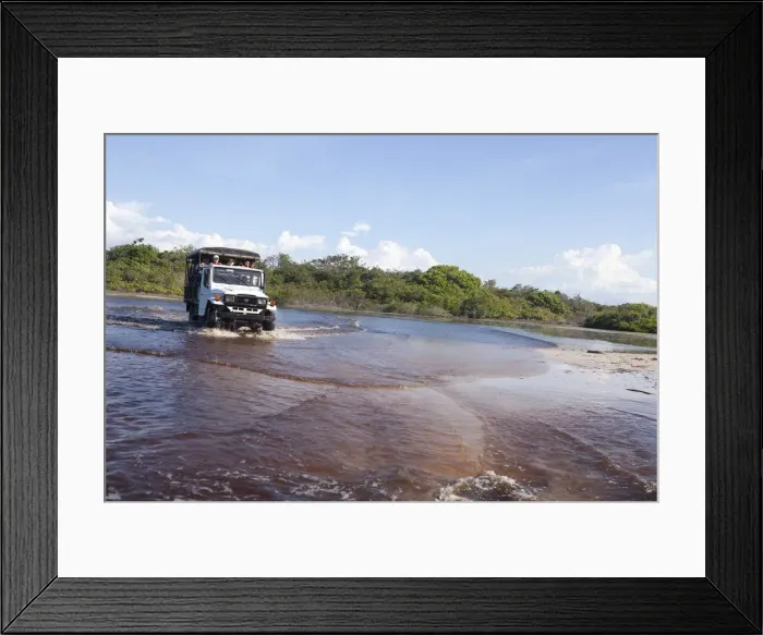 Framed Print : South America, Brazil, Maranhao, Parque Nacional dos Lencois Maranhenses, a Toyota Framed Print : South America, Brazil, Maranhao, Parque Nacional dos Lencois Maranhenses, a Toyota