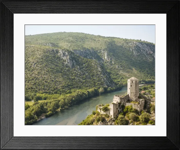 Framed Print : View from Fort Walls over Pocitelj, Bosnia & Hercegovina Framed Print : View from Fort Walls over Pocitelj, Bosnia & Hercegovina