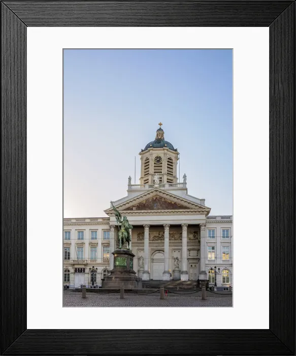 Framed Print : Church of Saint Jacques-sur-Coudenberg at Place Royale, Brussels, Belgium Framed Print : Church of Saint Jacques-sur-Coudenberg at Place Royale, Brussels, Belgium
