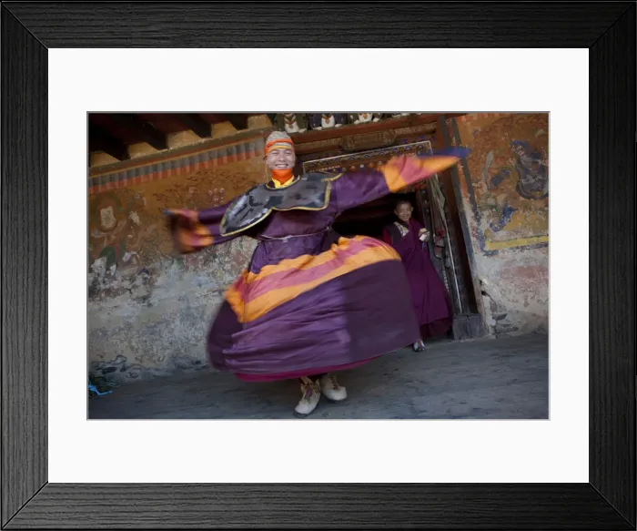 Framed Print : Participants prepare for the Tamshingphala Tsechu in Bumthang Bhutan Framed Print : Participants prepare for the Tamshingphala Tsechu in Bumthang Bhutan